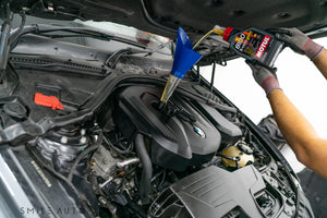 Motul 8100 X-cess Gen2 5W40 Engine Oil Service Package: BMW 318i F30