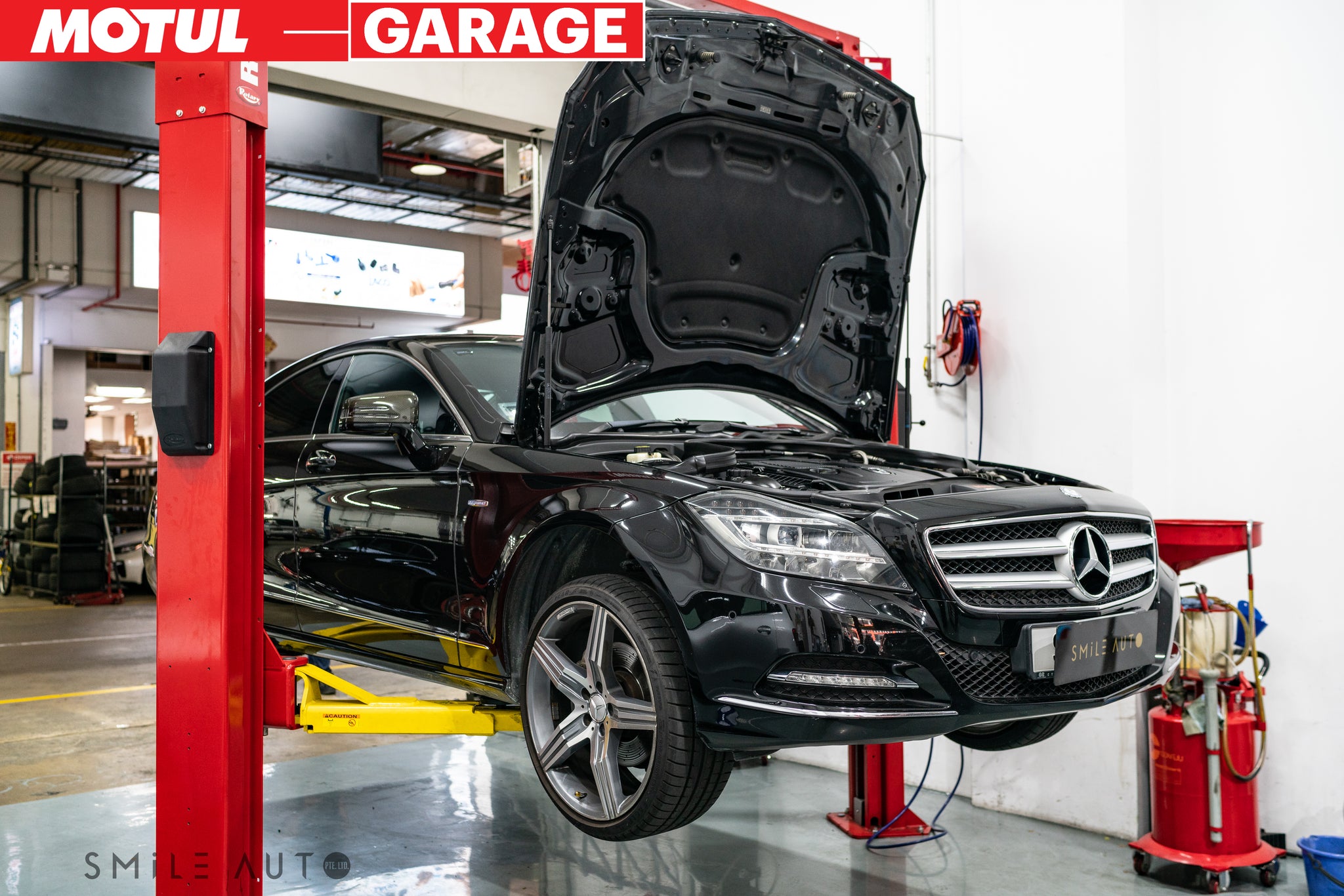 Motul 8100 X-cess Gen2 5W40 Engine Oil Service Package: Mercedes