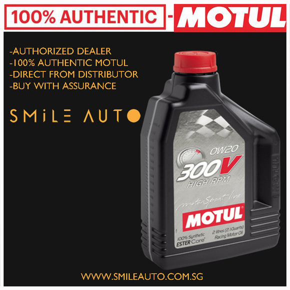 Motul 300V High RPM 0W20 Racing Motor Oil