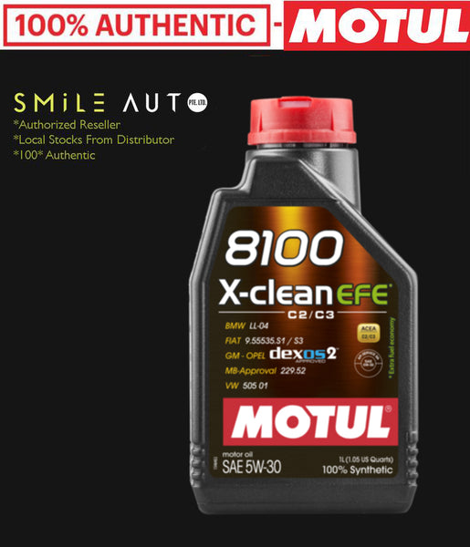 MOTUL 8100 X-clean EFE 5W30 1L 未開封6本　送料込 Motul 1L Synthetic Engine Oil 8100 5W30 X-CLEAN EFE